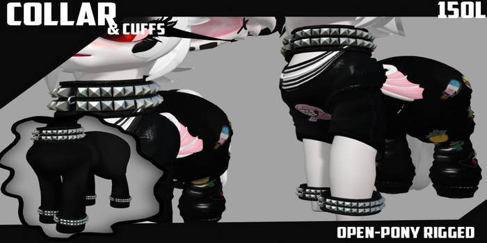 DC- Collar and cuffs set 50% OFF SALE