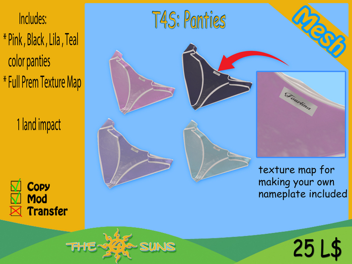 :T4S: Panties