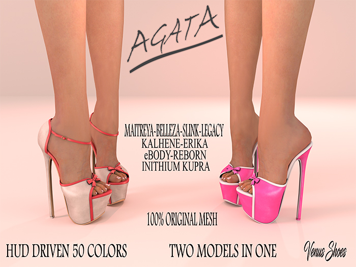 V.S AGATA SHOES 50 COLORS FATPACK