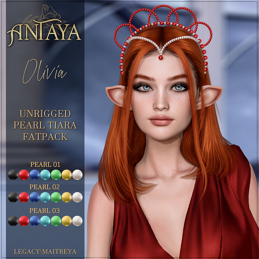 :: ANTAYA :: Pearl tiara <Olivia> (wear me)