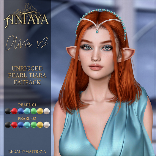 :: ANTAYA :: Pearl tiara <Olivia> v.2 (wear me)
