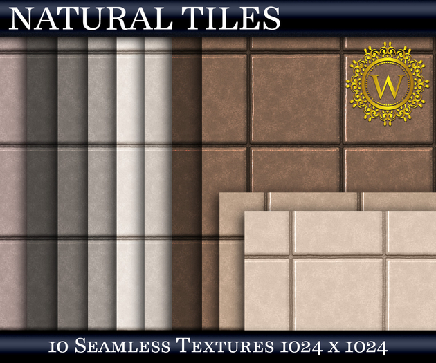 Natural Tiles 10 Seamless Build Textures - WonderWall