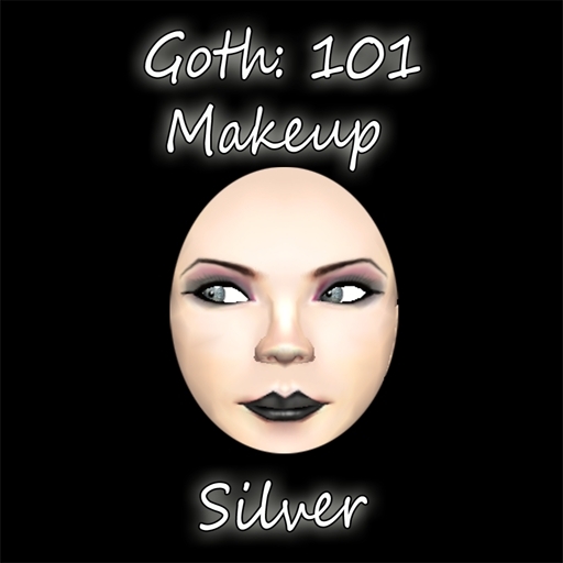 Goth 101 makeup- silver