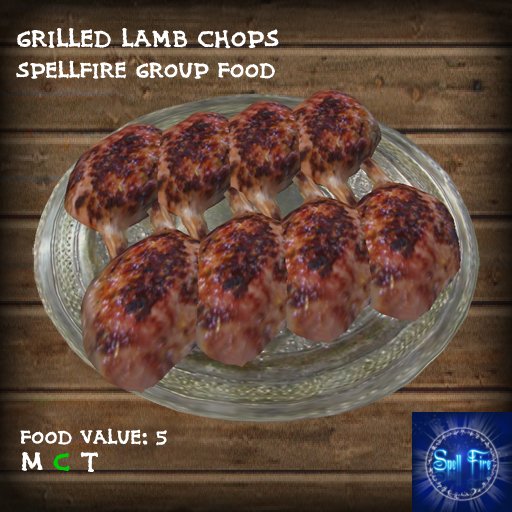)<SF>( Grilled Lamb Chops