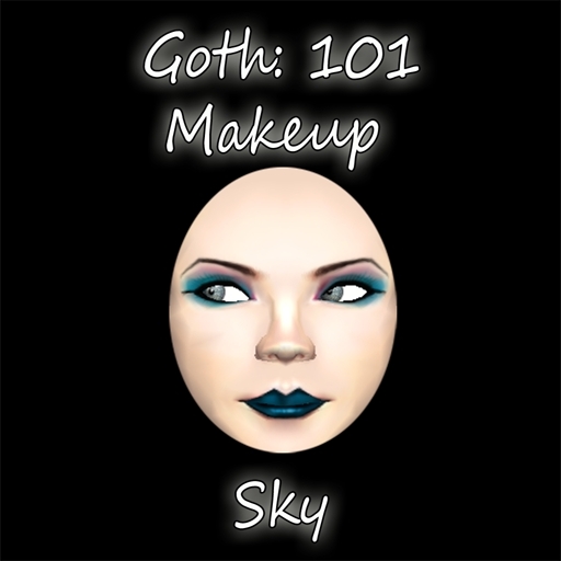Goth 101 makeup- sky