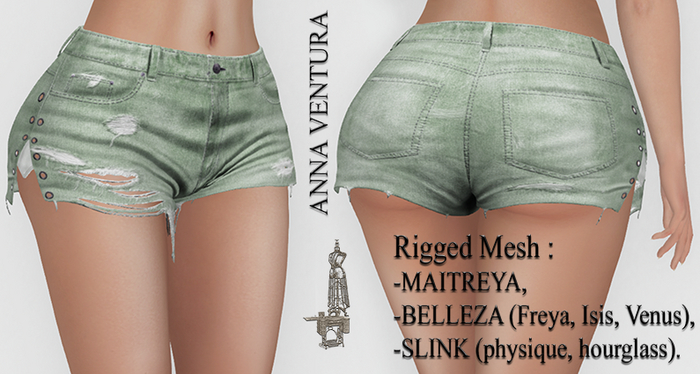 A.V _Denim Shorts_Tata_04 MAITREYA, BELLEZA (Freya, Isis, Venus), SLINK (physique, hourglass)