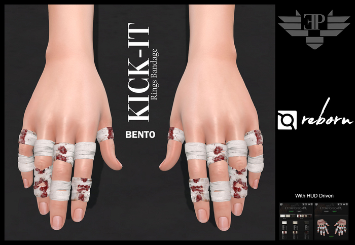 L'Emporio&PL::*Kick It*::Bandage Rings- eBODY REBORN