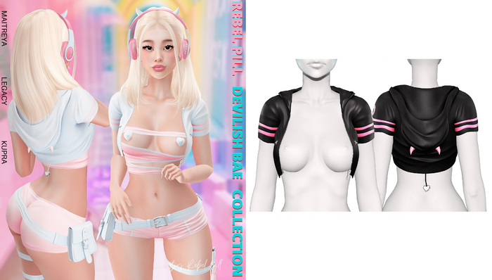 Rebelpill - Devilicious Bae Collection Jacket Onix