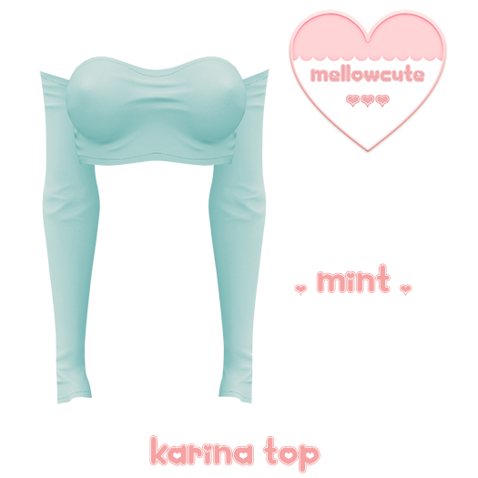 mellowcute-karina top-mint