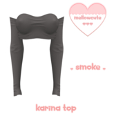 mellowcute-karina top-smoke