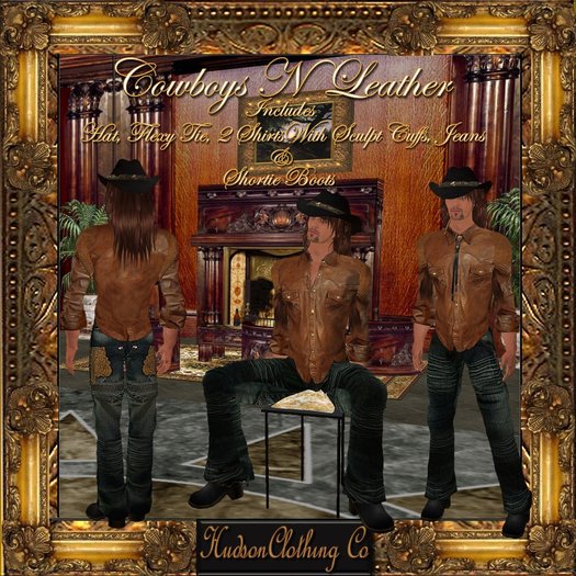 COWBOYS N LEATHER **COPY/Mod* By Candace Hudson