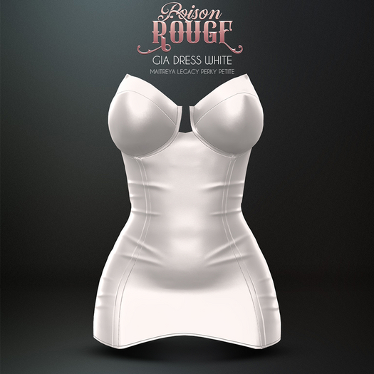 Second Life Marketplace POISON ROUGE Gia Dress White