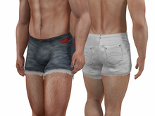 Jeans shorts Azores TwoSided - unisex & bulge