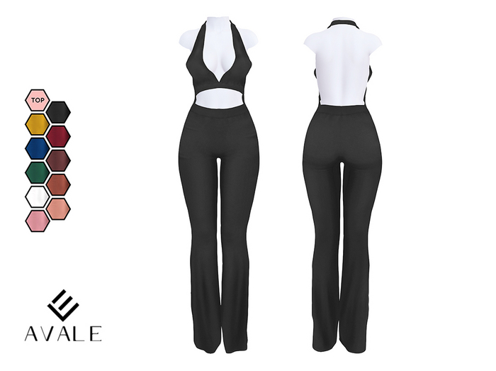 Second Life Marketplace - AVALE Rebecca - Black