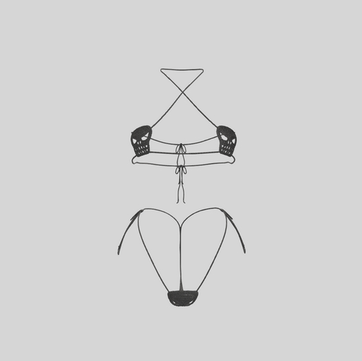 Raibe - Skull Bikini (black)