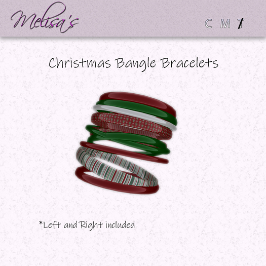 Christmas Bangle Bracelets