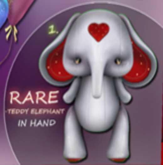 1.YOKAI - Love & Elephants -Teddy Elephant RARE