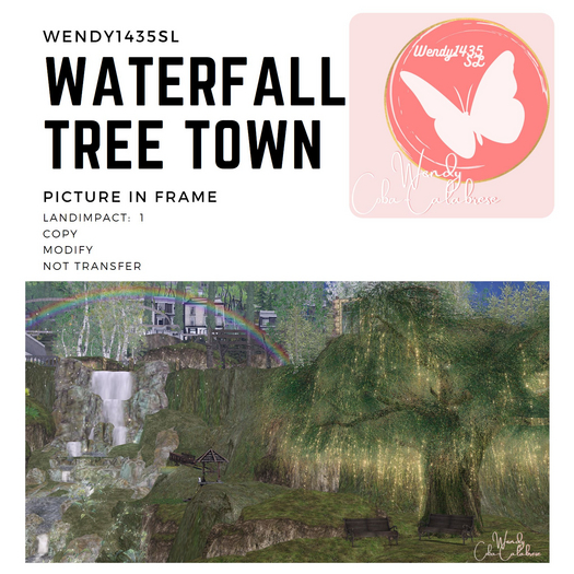Wendy1435SL - Waterfall tree town 