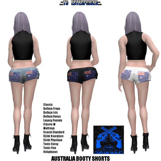 .::TSE::.. Australia Booty Shorts