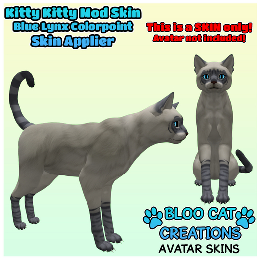 (BCC) KittyKitty Mod TWI Fox Box - Blue Lynx Colorpoint