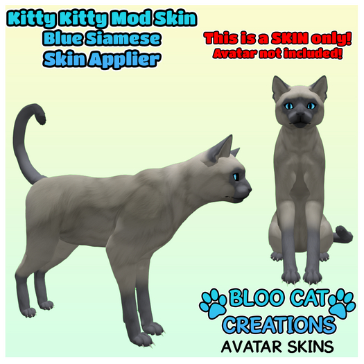 (BCC) KittyKitty Mod TWI Fox Box - Blue Siamese