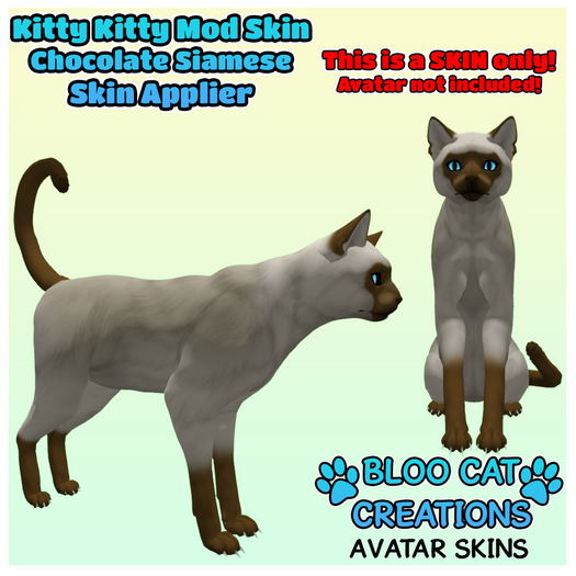 (BCC) KittyKitty Mod TWI Fox Box - Chocolate Siamese