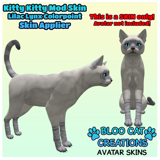 (BCC) KittyKitty Mod TWI Fox Box - Lilac Lynx Colorpoint