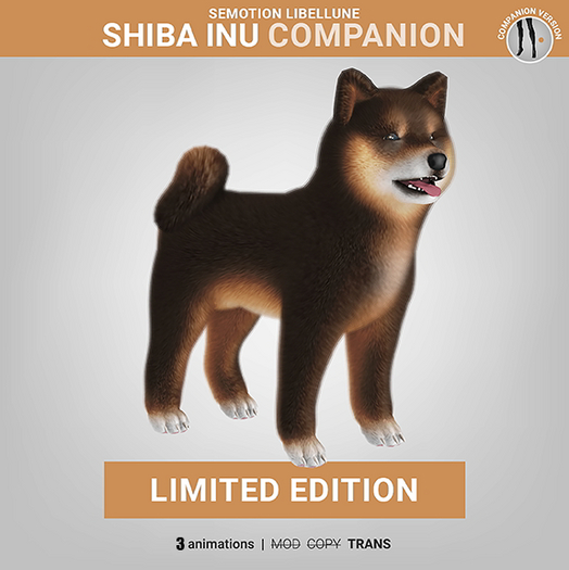 SEmotion Libellune Shiba Inu Companion LIMITED