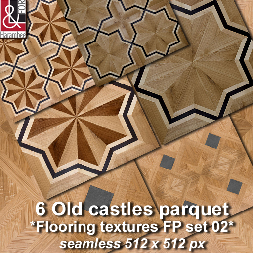 6 Old castles parquet set 02