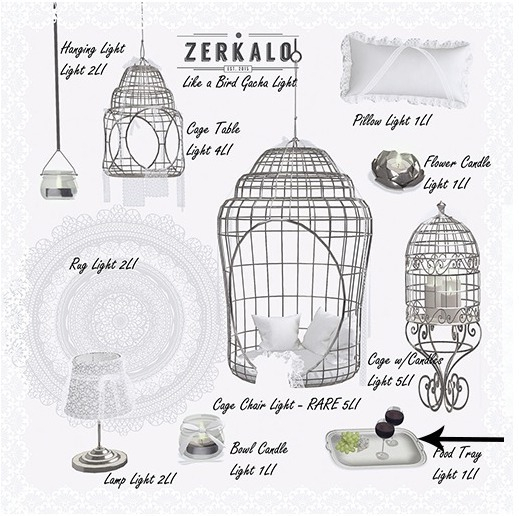 [ zerkalo ] Like a Bird - Pillow Light