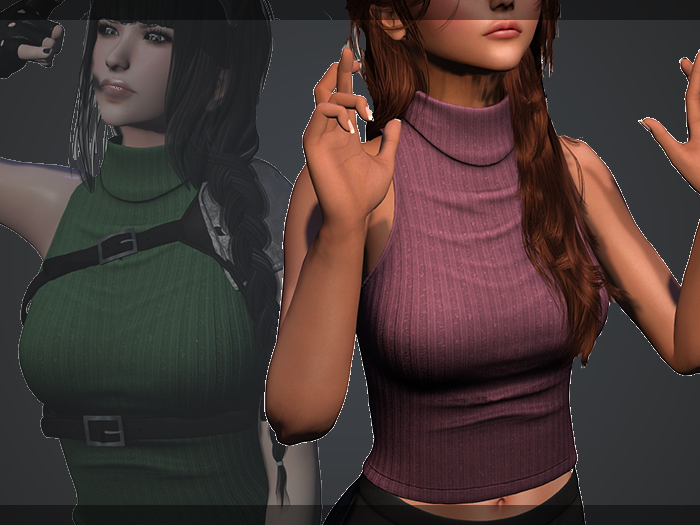 [LOAF] Sleeveless Turtleneck (ColorMod) // Maitreya