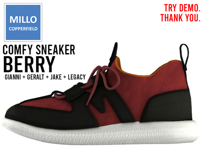 Millo Copperfield - Berry Comfy Sneaker