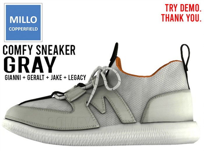 Millo Copperfield - Gray Comfy Sneaker