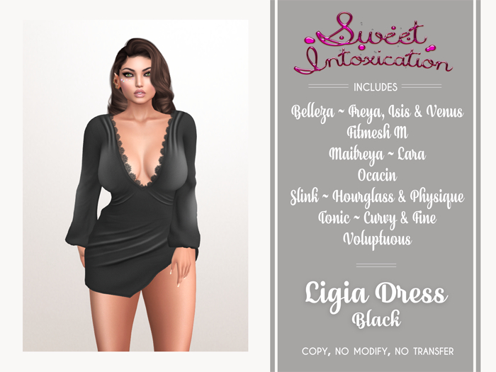 ::Sweet Intoxication:: Ligia Dress - Black