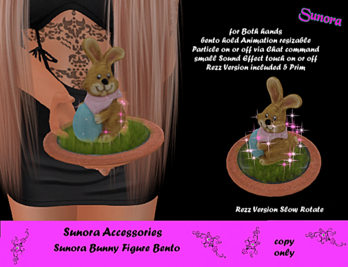 Sunora Bunny Figure Bento