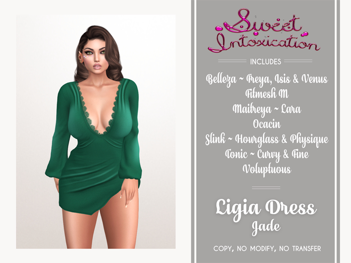 ::Sweet Intoxication:: Ligia Dress - Jade