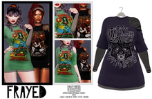 Frayed - Finley Dress - Wolves