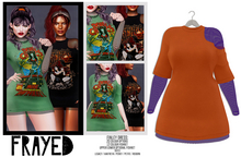 Frayed - Finley Dress - Orange