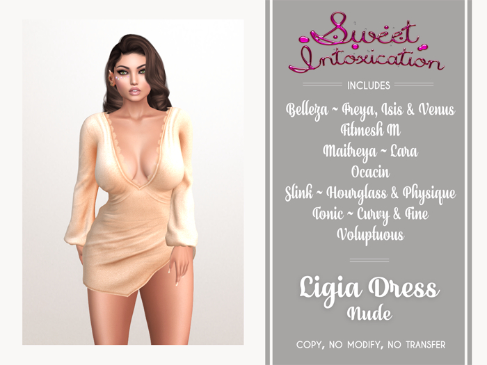 ::Sweet Intoxication:: Ligia Dress - Nude
