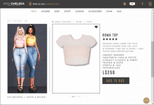 .miss chelsea. Roma Top Creme