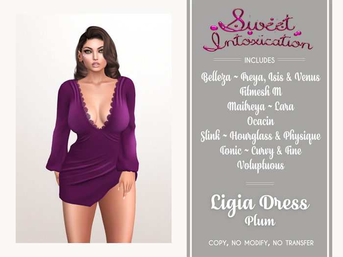 ::Sweet Intoxication:: Ligia Dress - Plum
