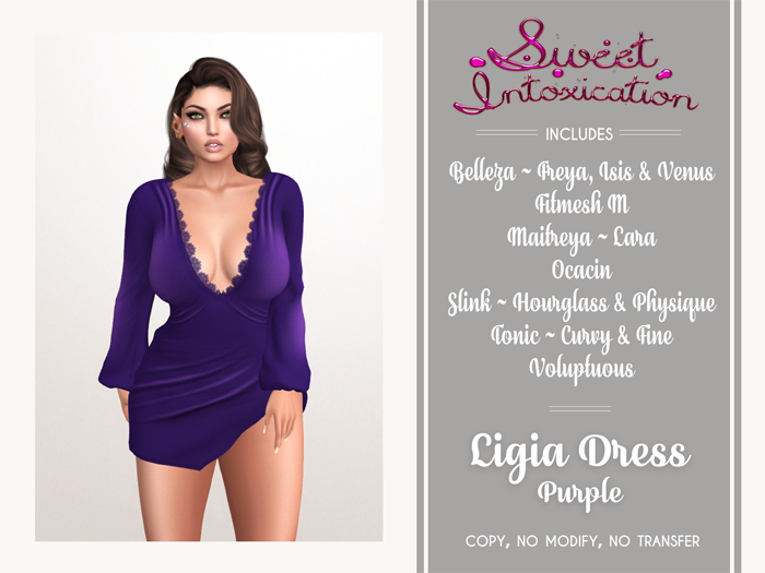 ::Sweet Intoxication:: Ligia Dress - Purple