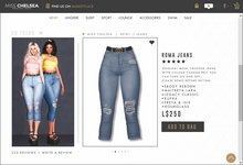 .miss chelsea. Roma Jeans Petrol