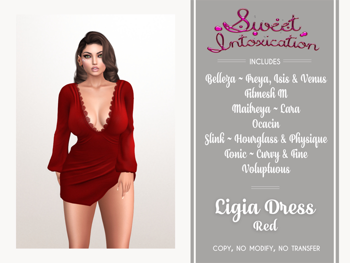 ::Sweet Intoxication:: Ligia Dress - Red