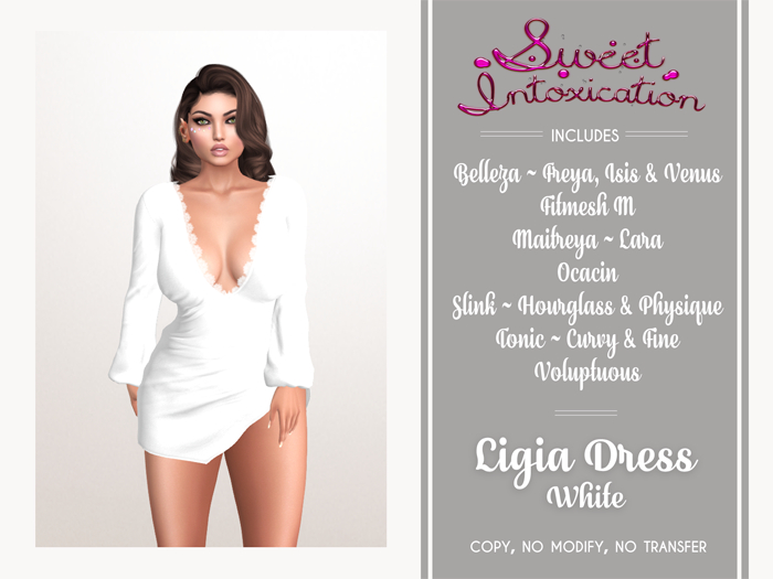 ::Sweet Intoxication:: Ligia Dress - White