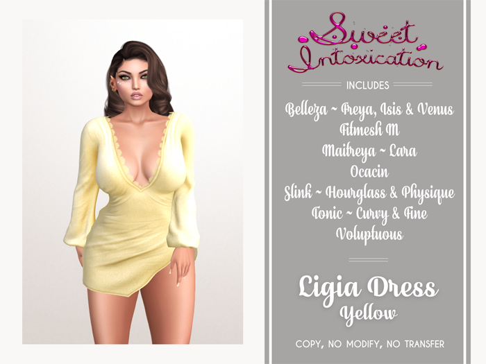 ::Sweet Intoxication:: Ligia Dress - Yellow