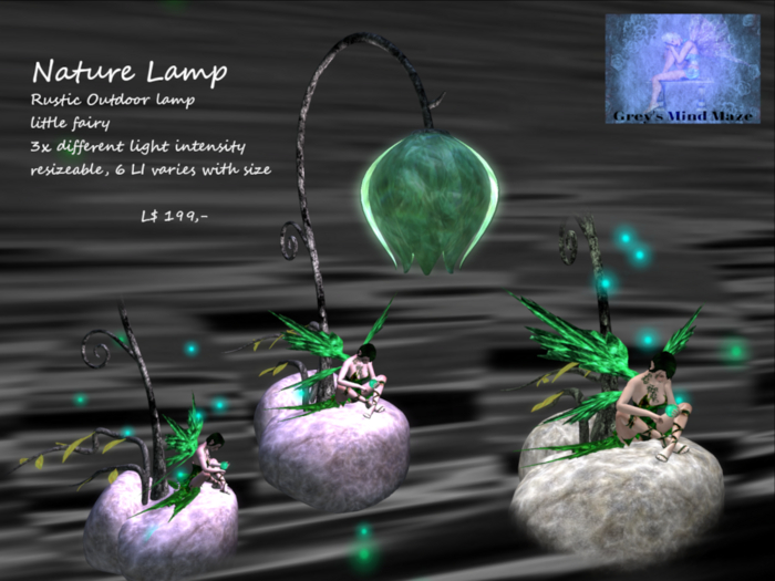 Grey's Nature Lamp - Emerald