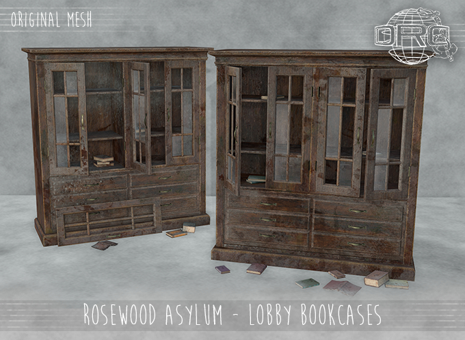 -DRD- RW Asylum - Lobby Bookcases