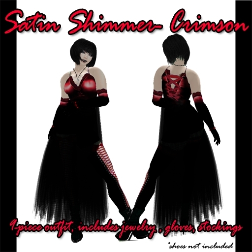 Satin Shimmer- Crimson