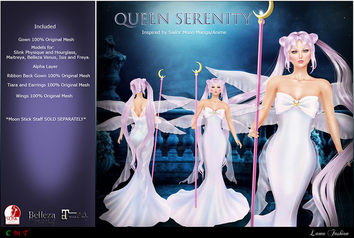 -Lamu Fashion-Gown *Queen Serenity* 100% Original Mesh! DEMO